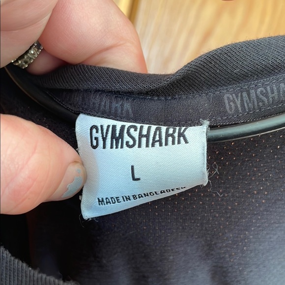 Mens Black Sleeveless Gymshark Tank Top workout gym tank size large running - Picture 5 of 6